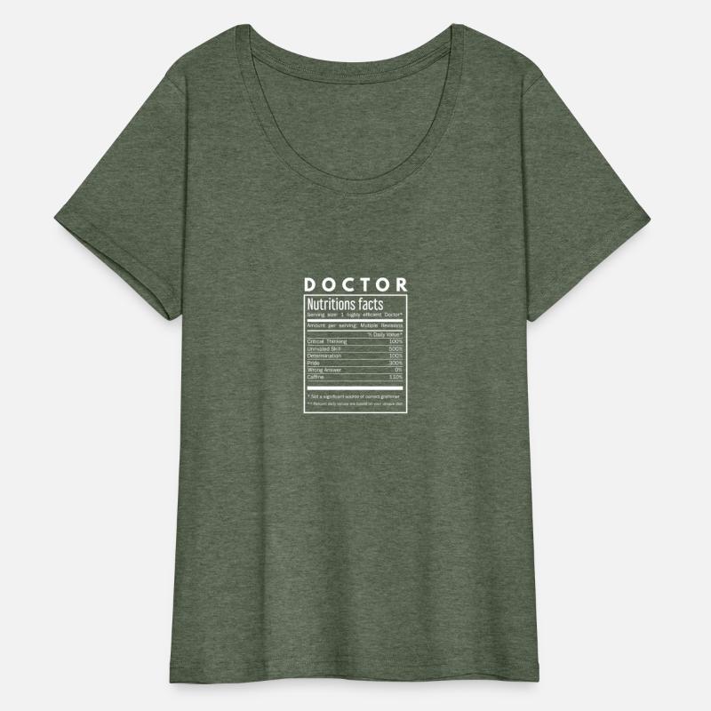 Doctor Gift Shirt - Doctor Funny Nutrition Facts