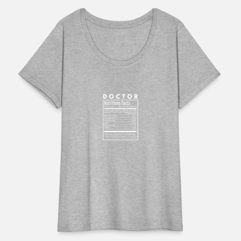 Doctor Gift Shirt - Doctor Funny Nutrition Facts