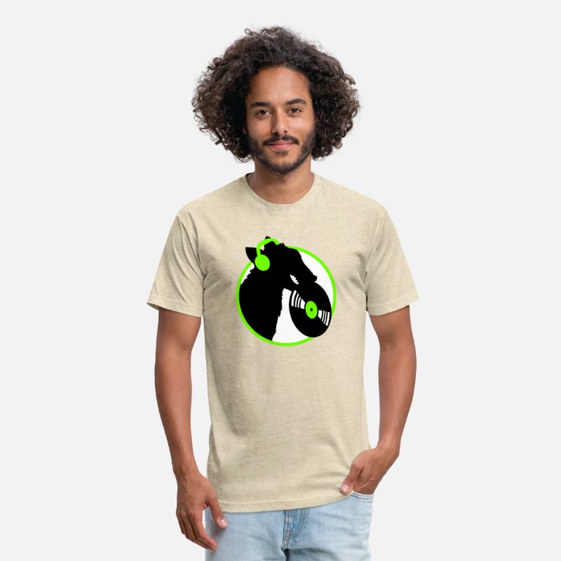 Dog DJ Music Club Disco Vinyl Record Plate Party