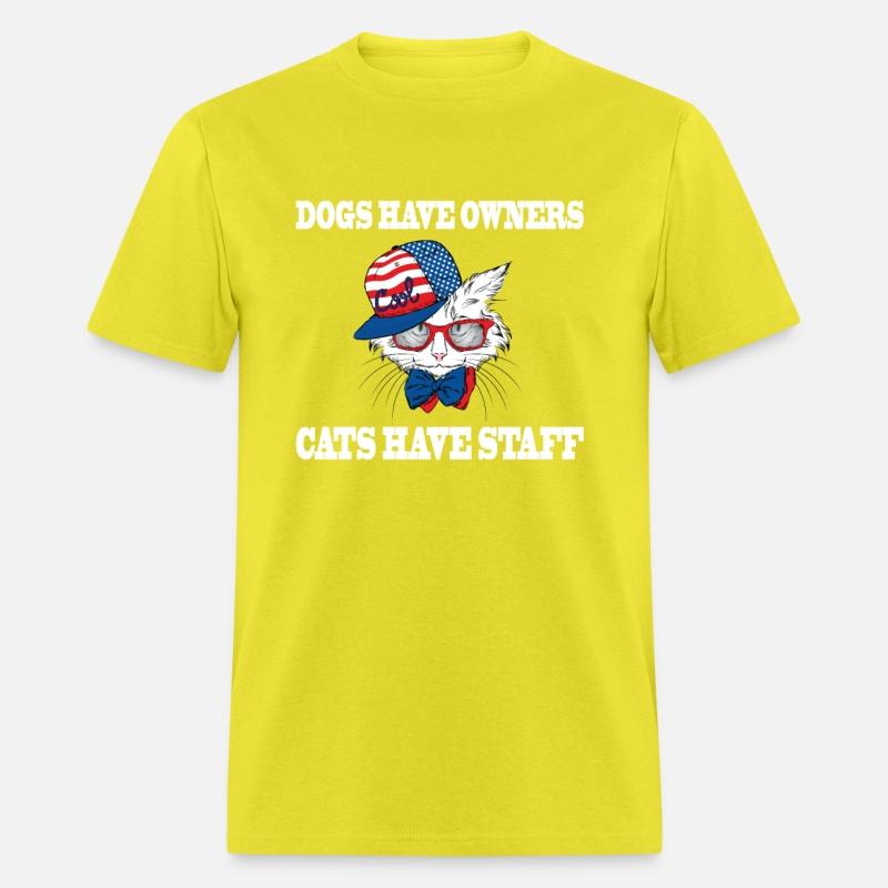dogs have owners cats have staff