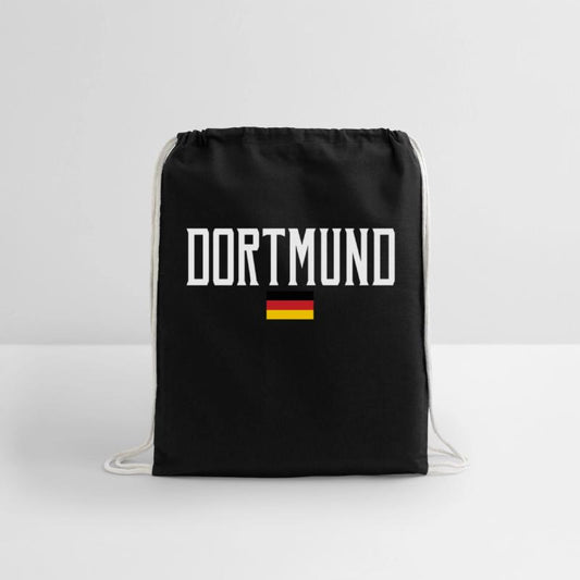 Dortmund Germany Flag White Text