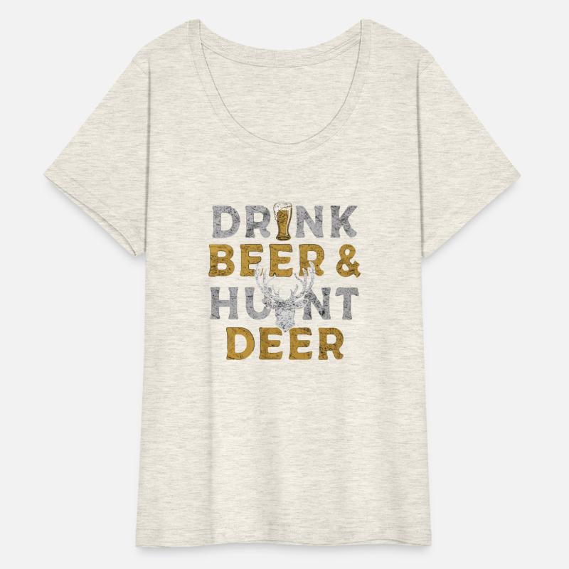 Drink Beer and Hunt Deer funny hunting shirt