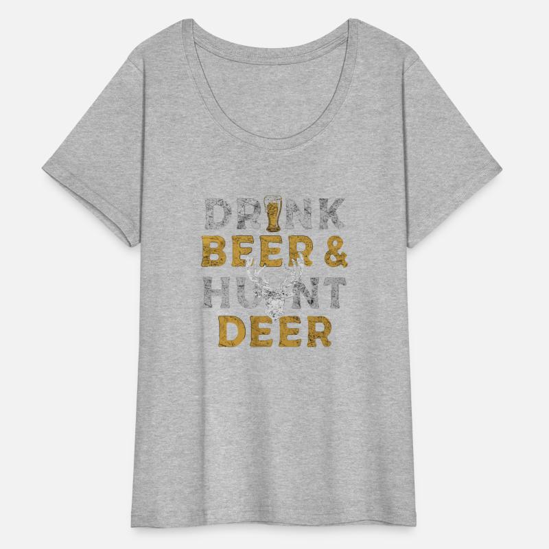 Drink Beer and Hunt Deer funny hunting shirt