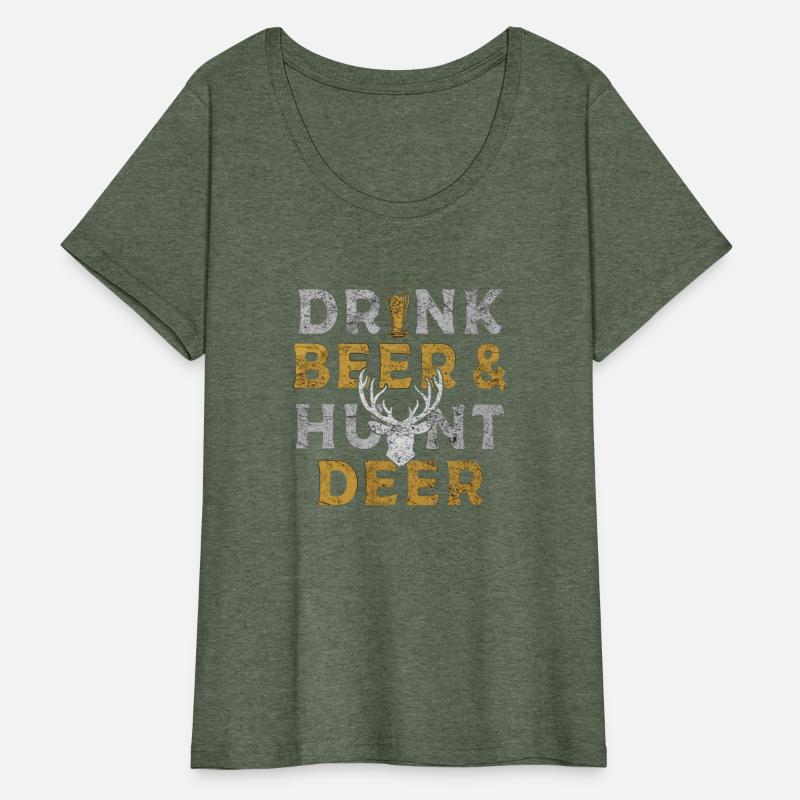 Drink Beer and Hunt Deer funny hunting shirt