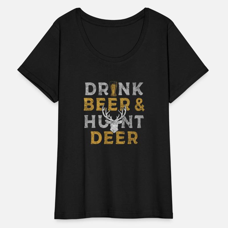 Drink Beer and Hunt Deer funny hunting shirt
