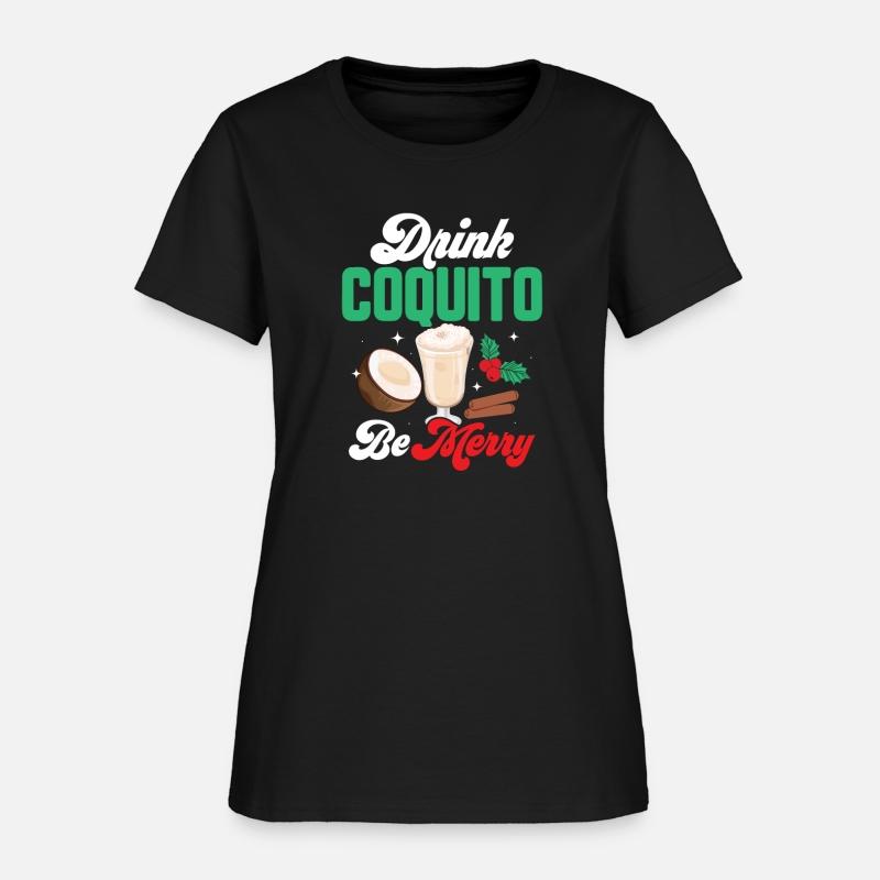 Drink Coquito Be Merry Rum Drink Coconut Puerto Ri