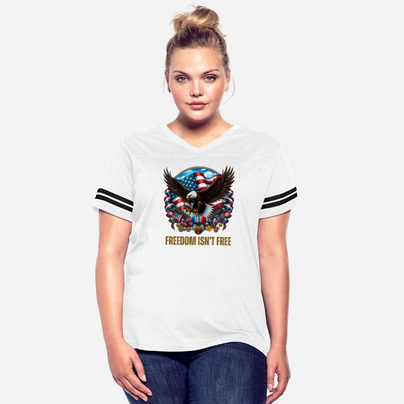 Eagle Flag and Medals Veterans Day