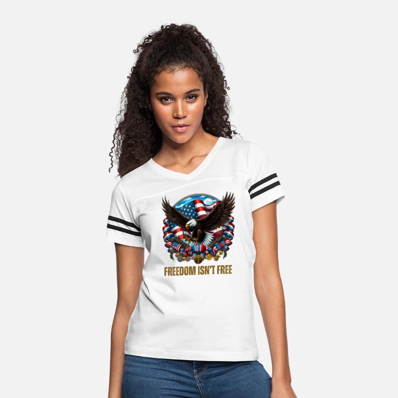 Eagle Flag and Medals Veterans Day