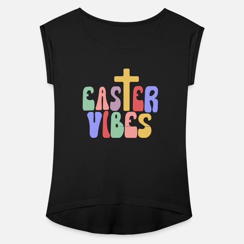 Easter Vibes Cross Happy Easter Celebration