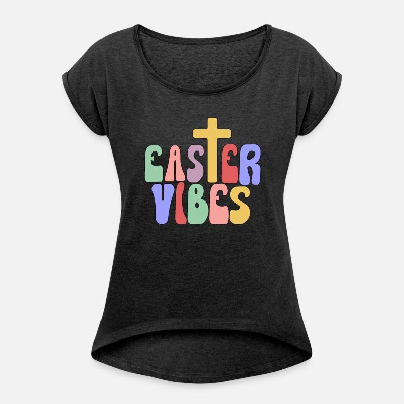 Easter Vibes Cross Happy Easter Celebration