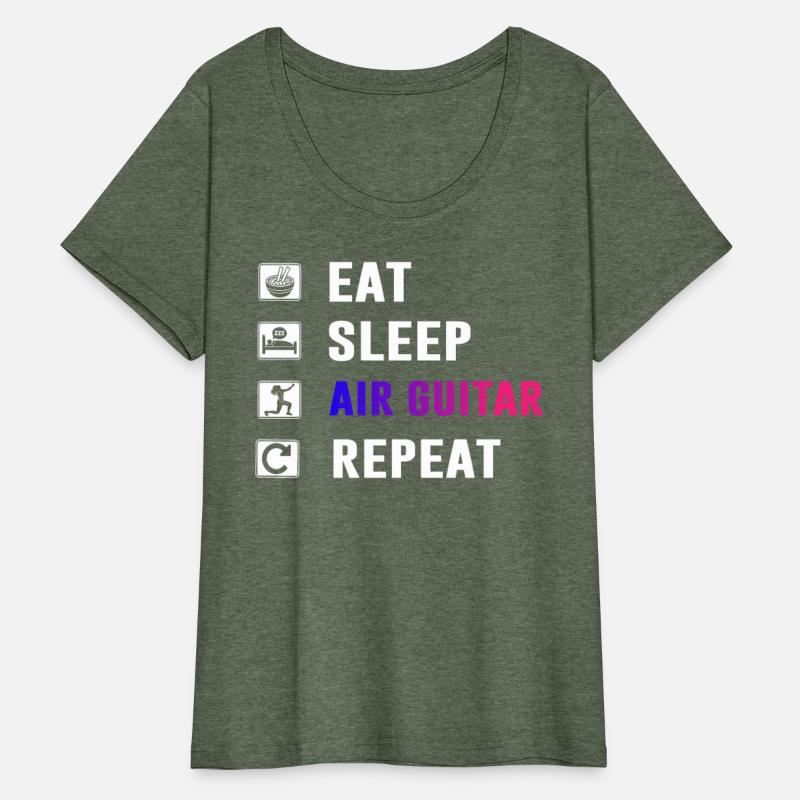 Eat Sleep Air Guitar Repeat Funny Air Guitarist
