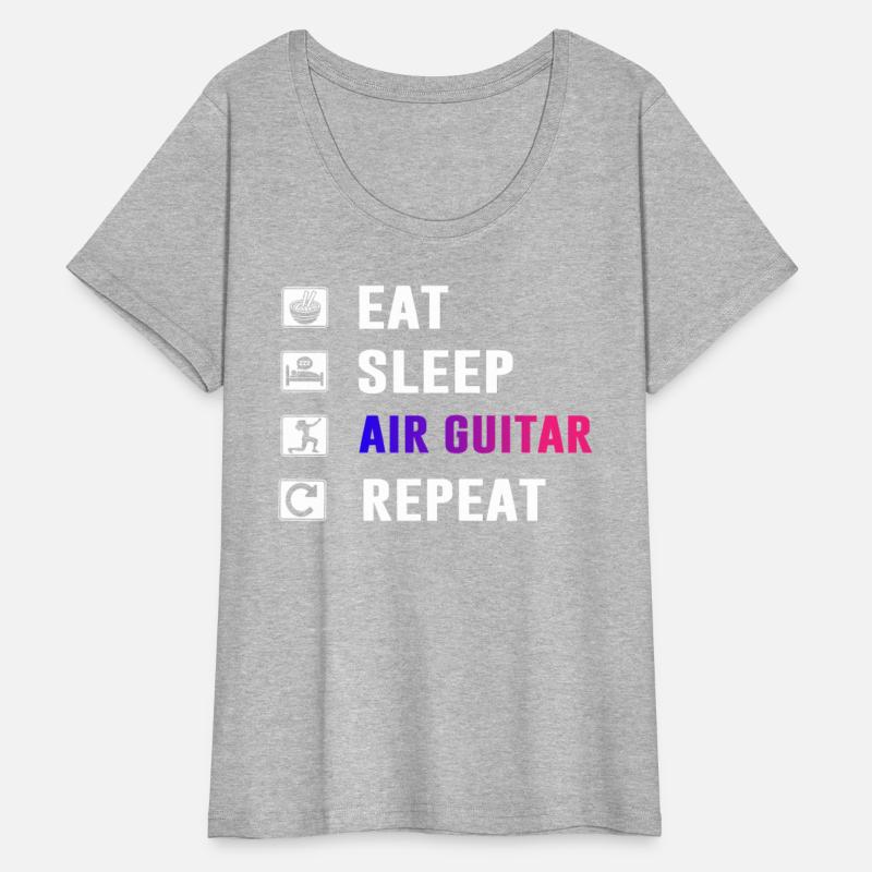 Eat Sleep Air Guitar Repeat Funny Air Guitarist