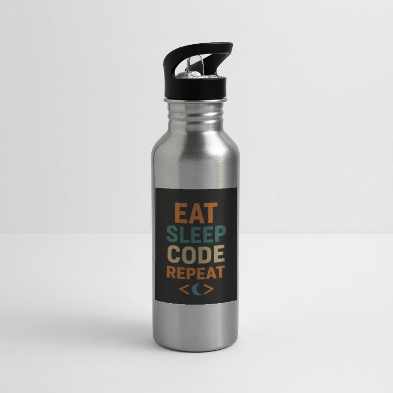 Eat Sleep Code Repeat Motivational Design