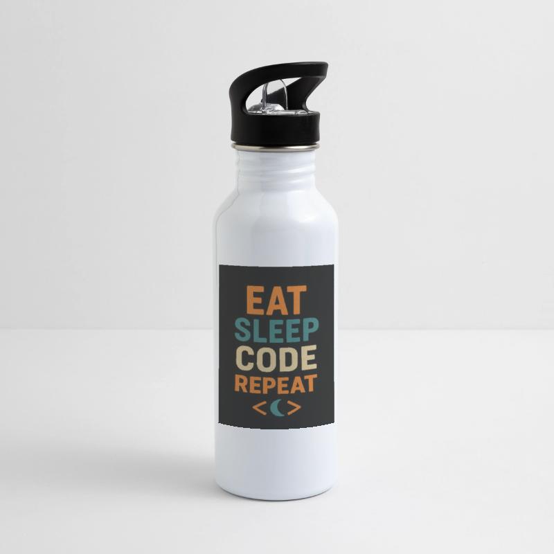 Eat Sleep Code Repeat Motivational Design