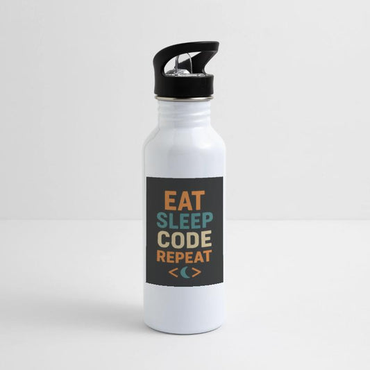 Eat Sleep Code Repeat Motivational Design