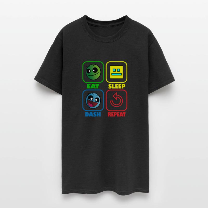 Eat Sleep Dash Repeat Video Game Geometry Video