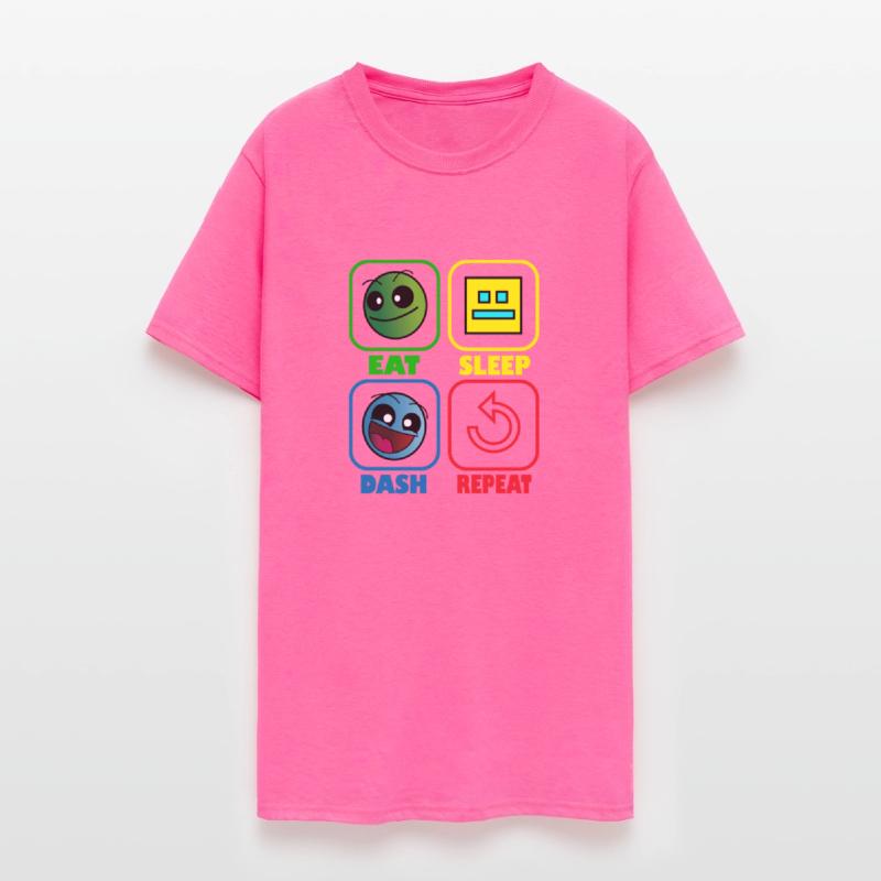 Eat Sleep Dash Repeat Video Game Geometry Video