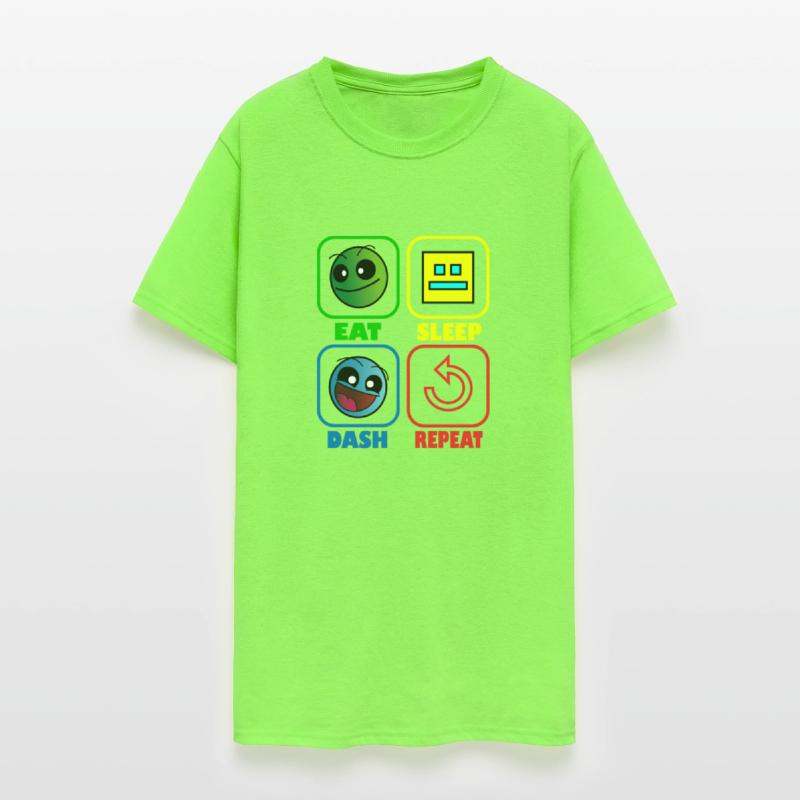 Eat Sleep Dash Repeat Video Game Geometry Video