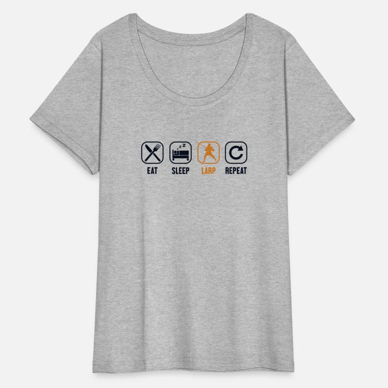 Eat Sleep LARP Repeat LARPing Armor Weapons