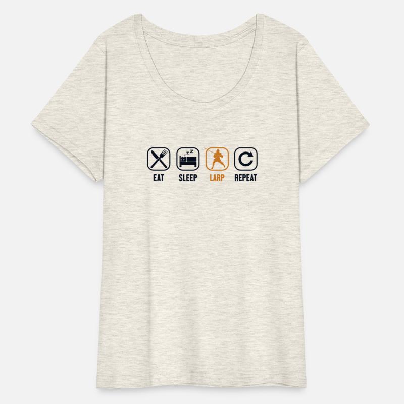 Eat Sleep LARP Repeat LARPing Armor Weapons