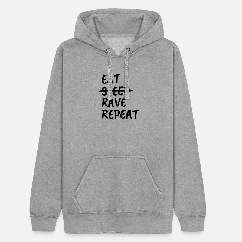 eat sleep rave repeat hard style music gift
