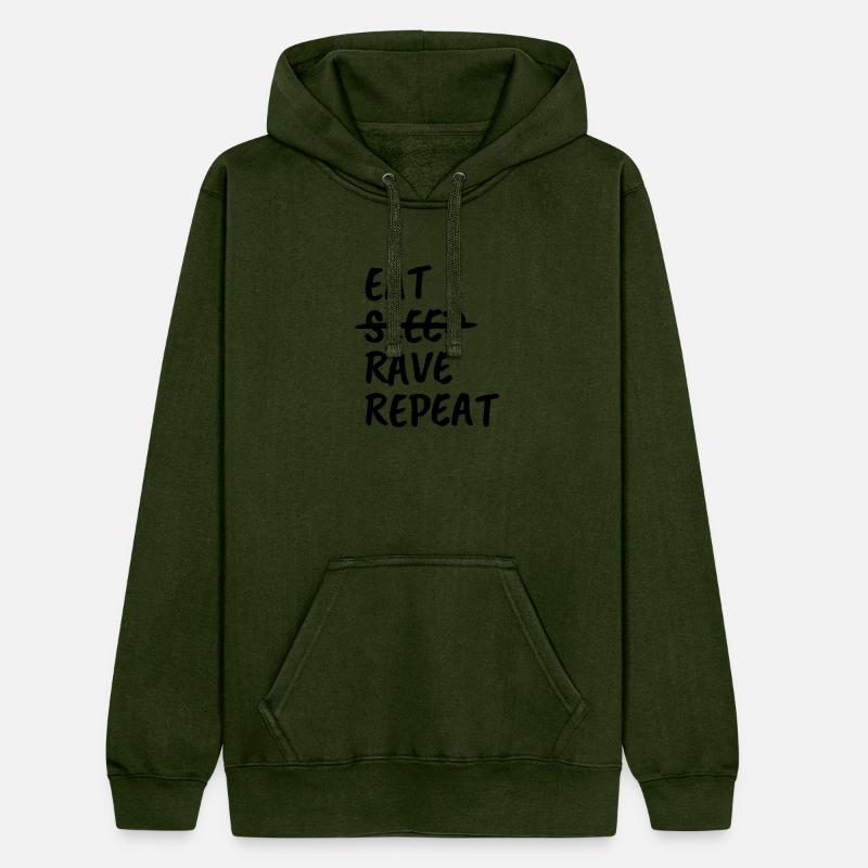 eat sleep rave repeat hard style music gift