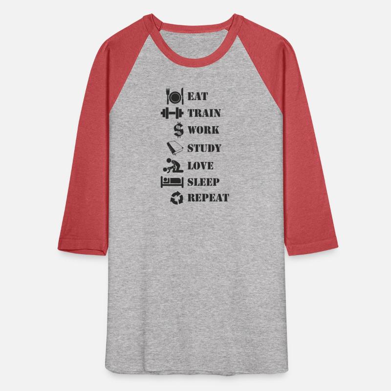 eat train work study love sleep repeat