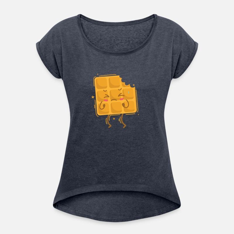 eaten Waffle Dough Pastry Snack