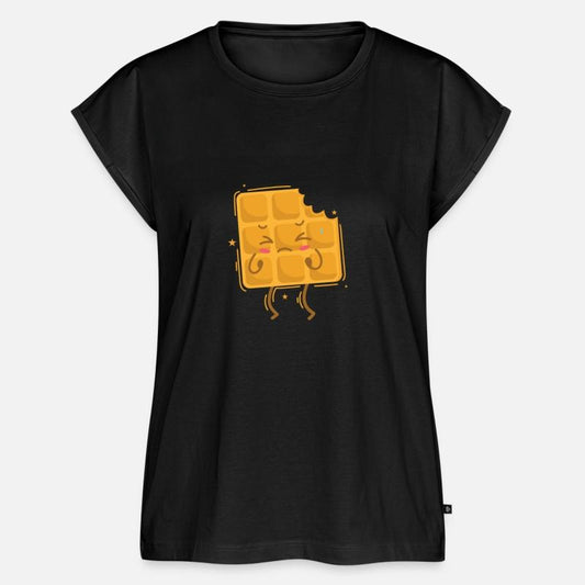 eaten Waffle Dough Pastry Snack