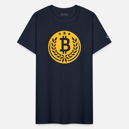 emblem bitcoin laurel wreath