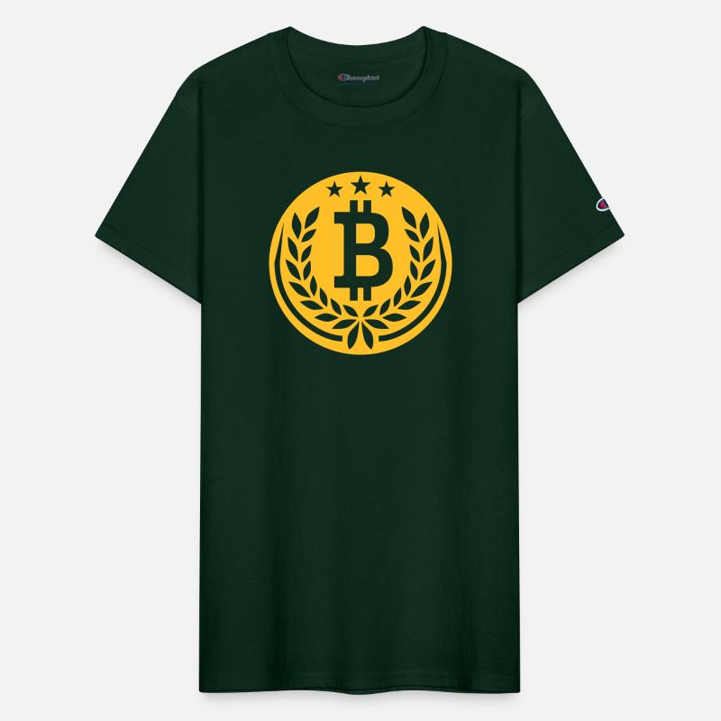 emblem bitcoin laurel wreath