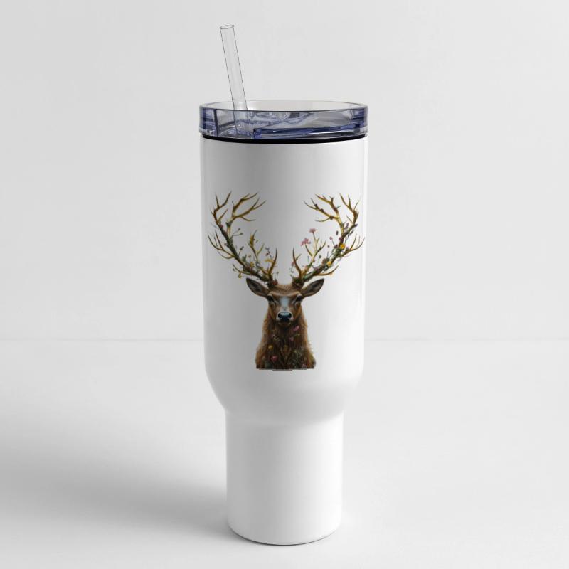 Enchanted Forest Deer Illustration