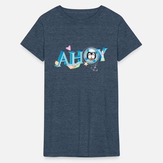 English sailor salute Ahoy with penguin sailor