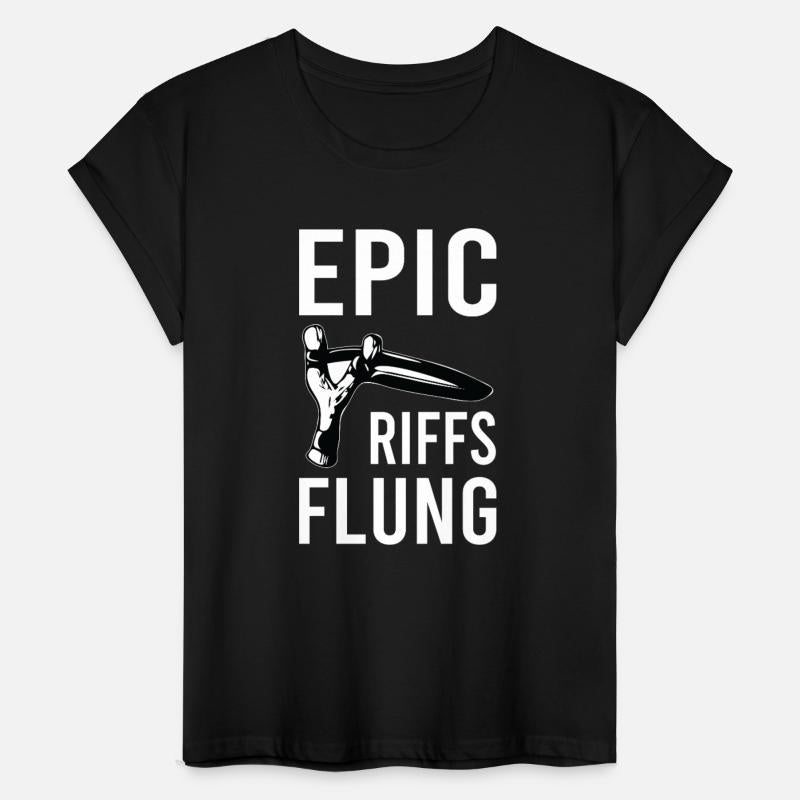 Epic Riffs Flung - Punk Rock Vintage Catapult