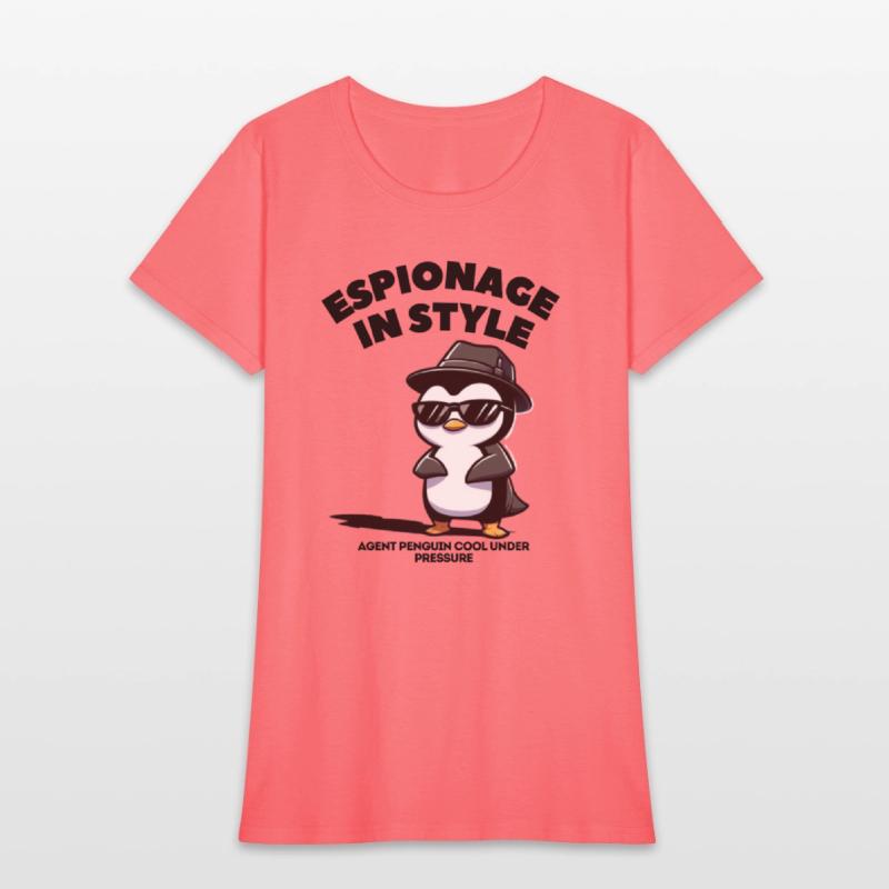 Espionage in Style Cool Penguin