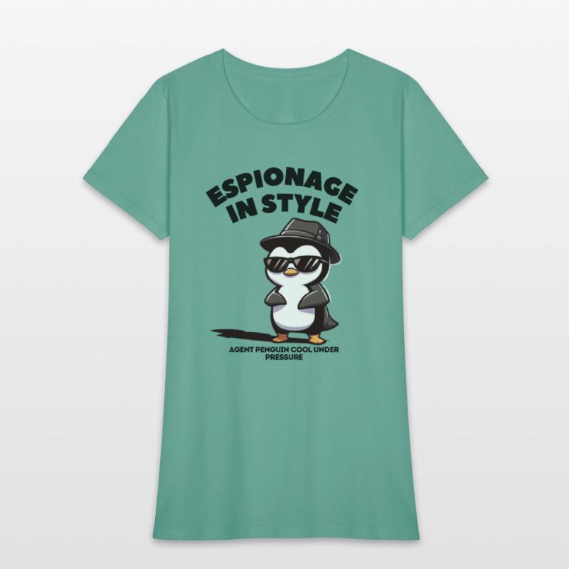 Espionage in Style Cool Penguin