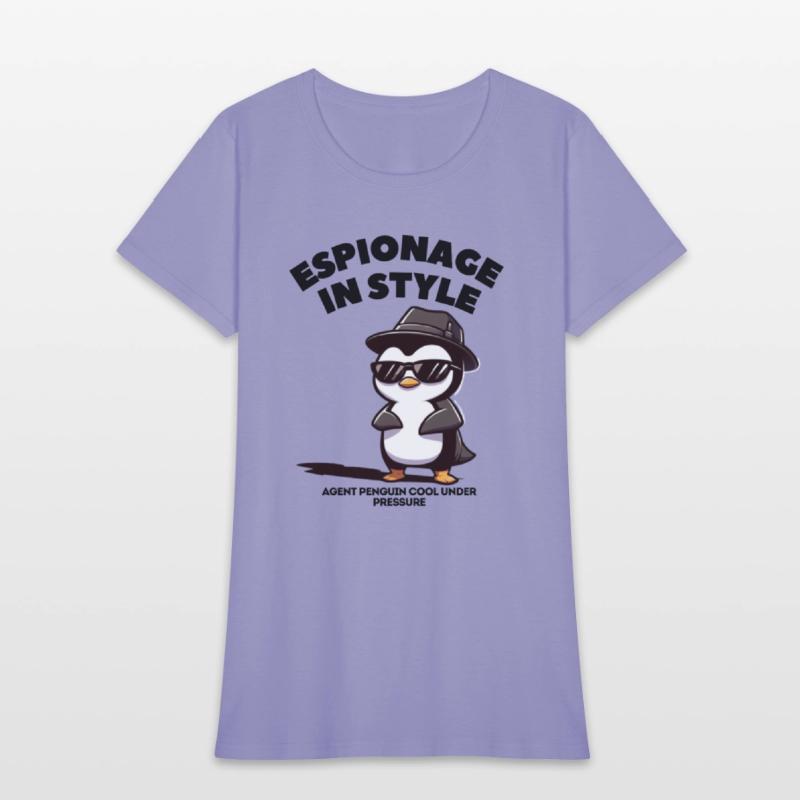 Espionage in Style Cool Penguin