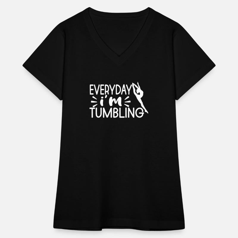 everyday i'm tumbling funny gymnastics quote