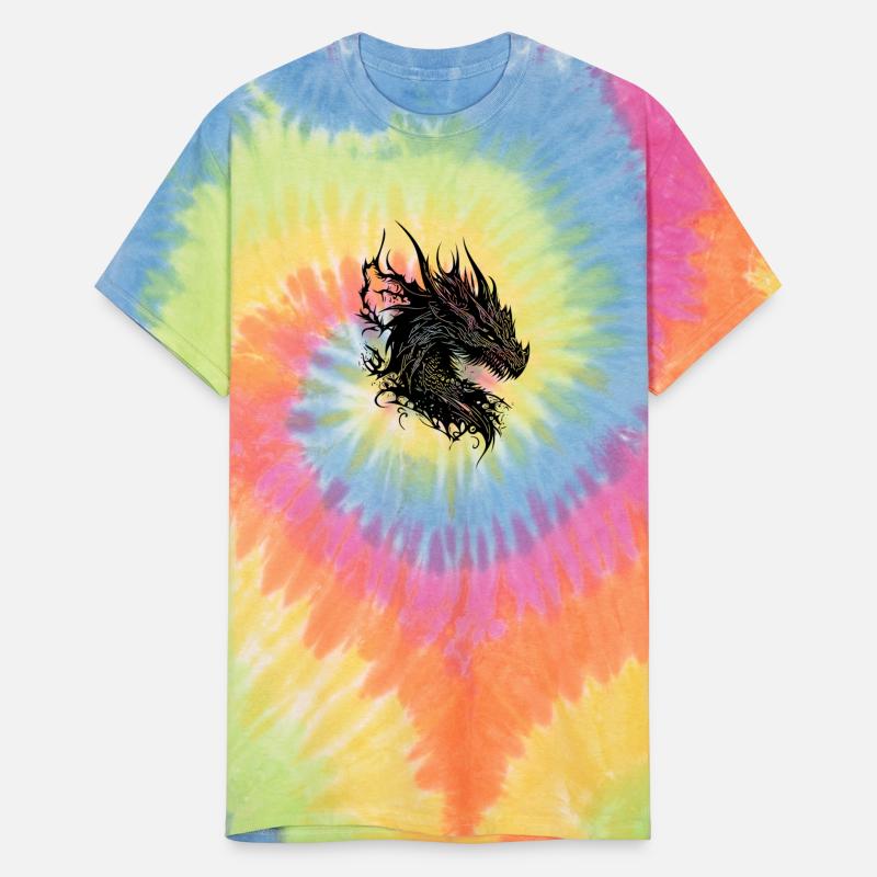 Evil Dragon In Vintage Natural Scale Dress