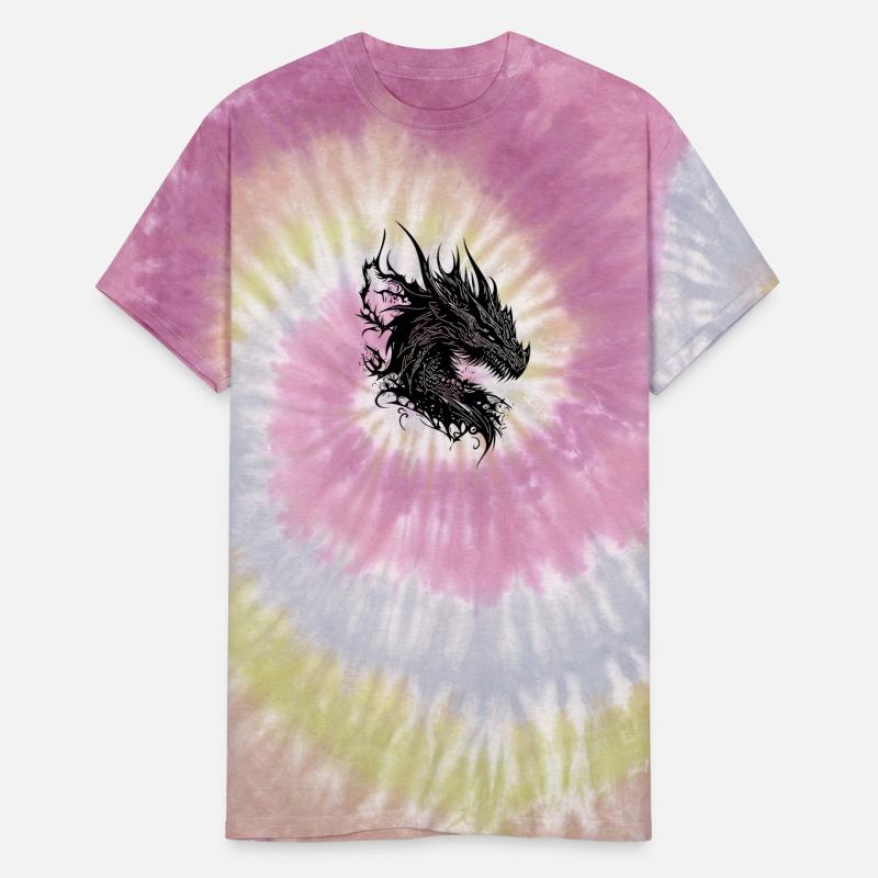 Evil Dragon In Vintage Natural Scale Dress