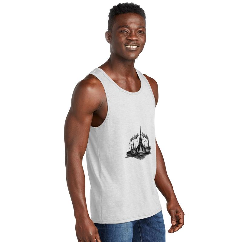 Exotic Thailand Temple Tattoo Style Reminder