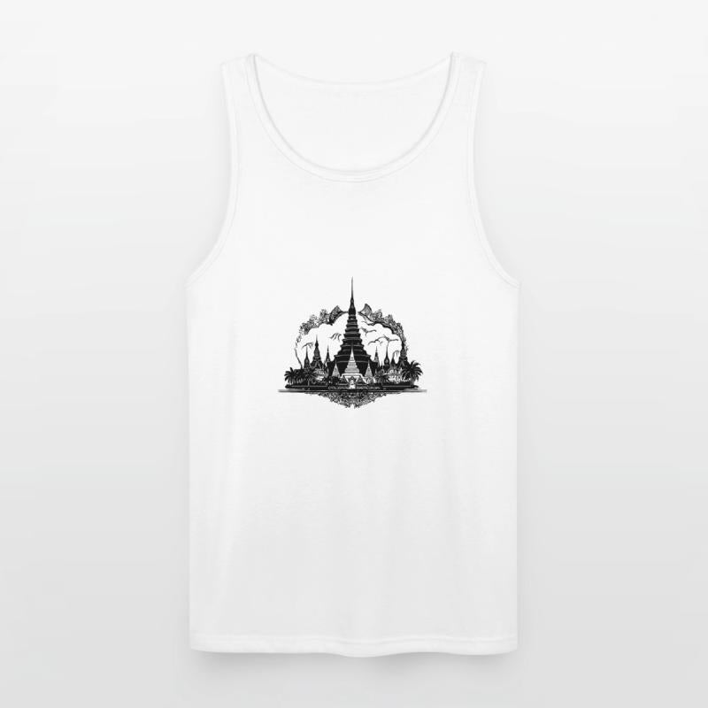 Exotic Thailand Temple Tattoo Style Reminder