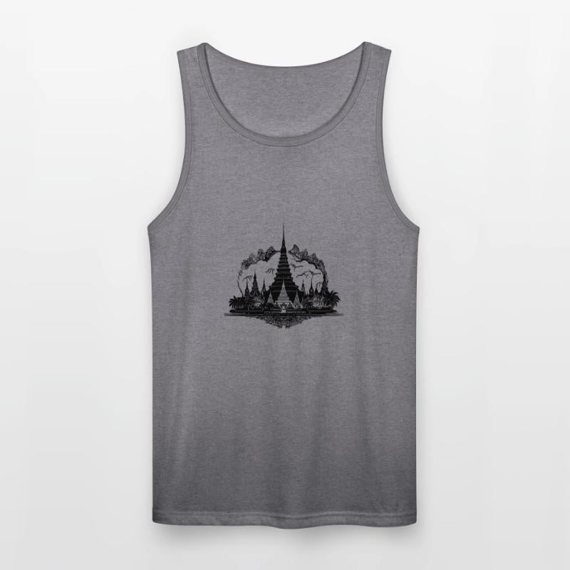 Exotic Thailand Temple Tattoo Style Reminder