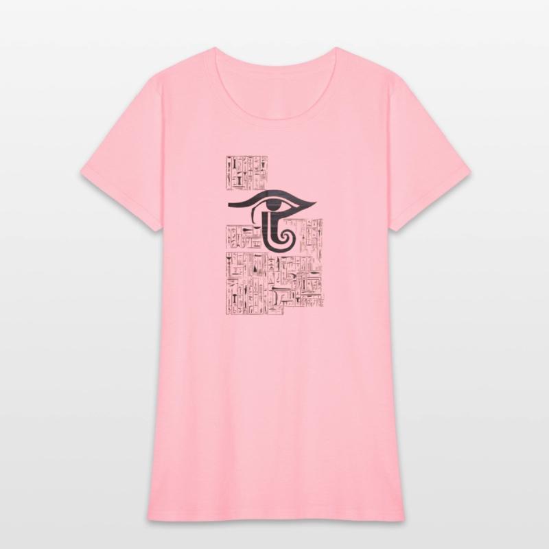 Eye of Horus Golden Hieroglyphs Ancient Egypt T-Sh