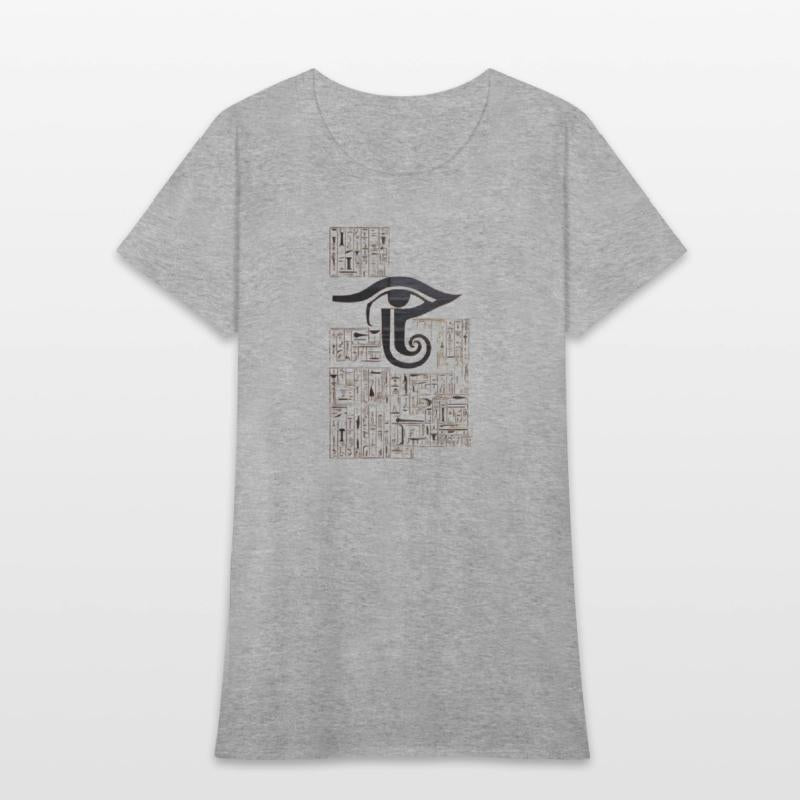 Eye of Horus Golden Hieroglyphs Ancient Egypt T-Sh