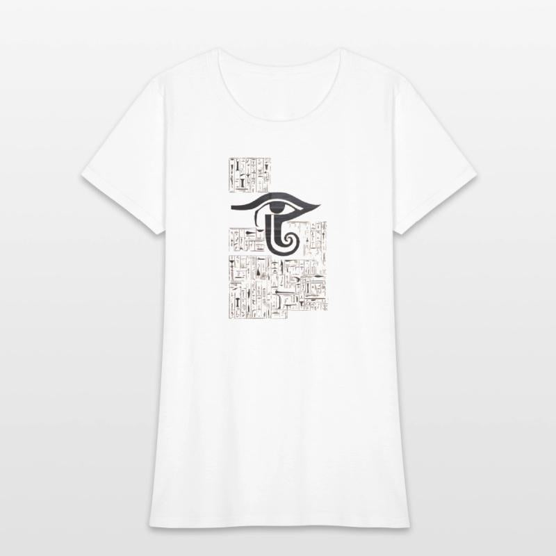 Eye of Horus Golden Hieroglyphs Ancient Egypt T-Sh