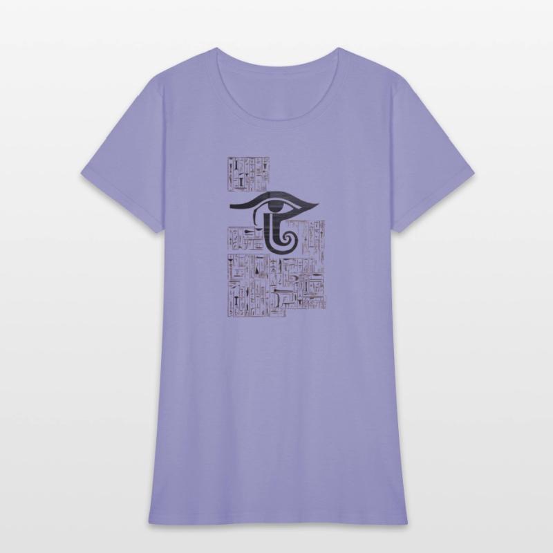 Eye of Horus Golden Hieroglyphs Ancient Egypt T-Sh