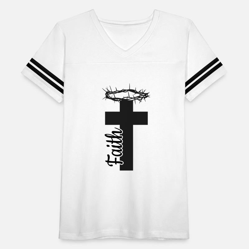Faith cross with crown, Christian, Believer, Faith