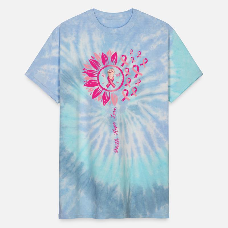 Faith Hope Love Breast Cancer Awareness Ribbon