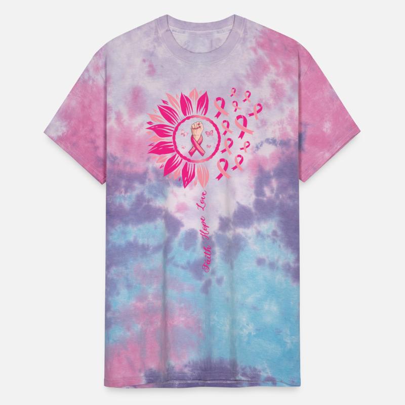 Faith Hope Love Breast Cancer Awareness Ribbon